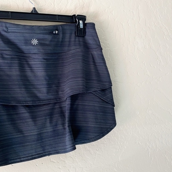 Athleta Charcoal Swagger Layered Athletic‎ Skort - Picture 8 of 12
